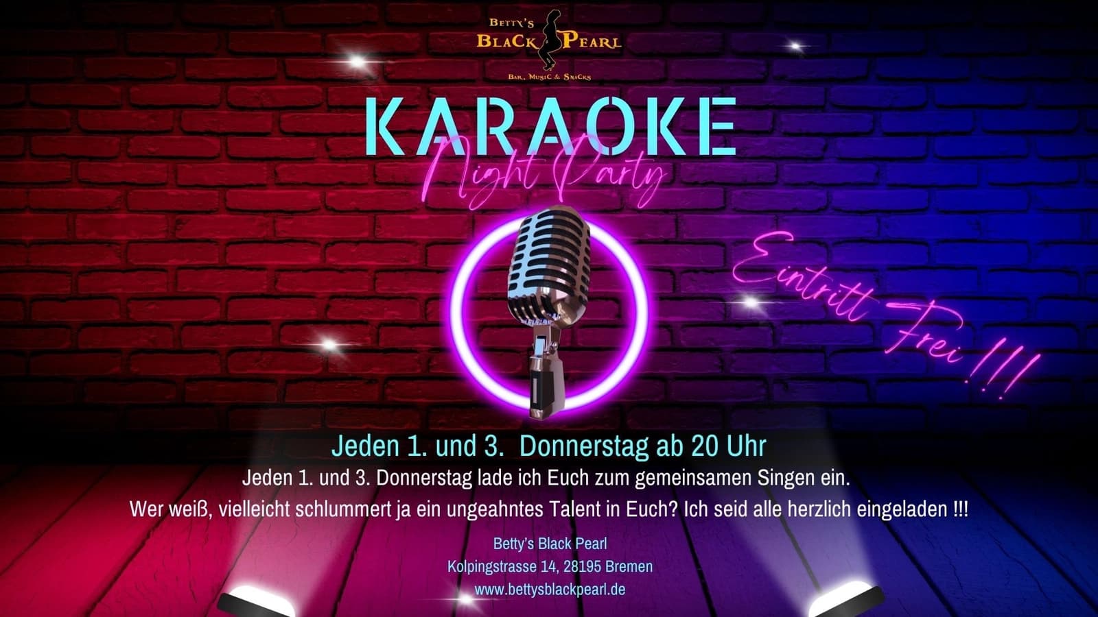 Karaoke Party Night bei Betty's Black Pearl
