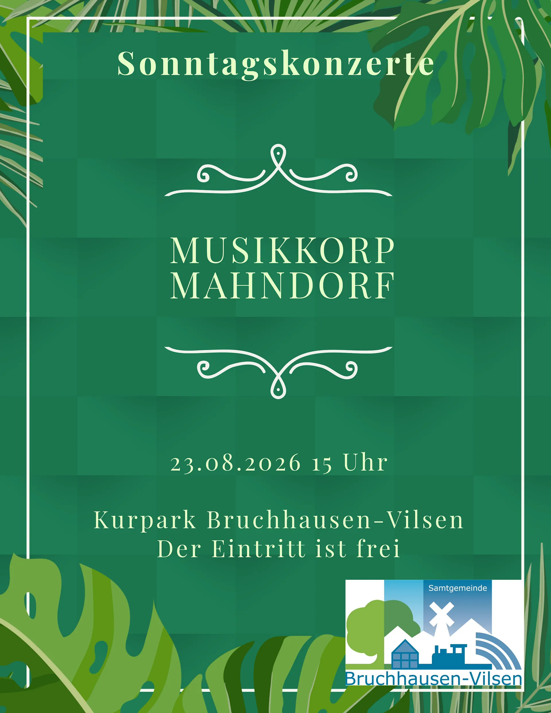 Sonntagskonzert mit dem Musikkorp Mahndorf