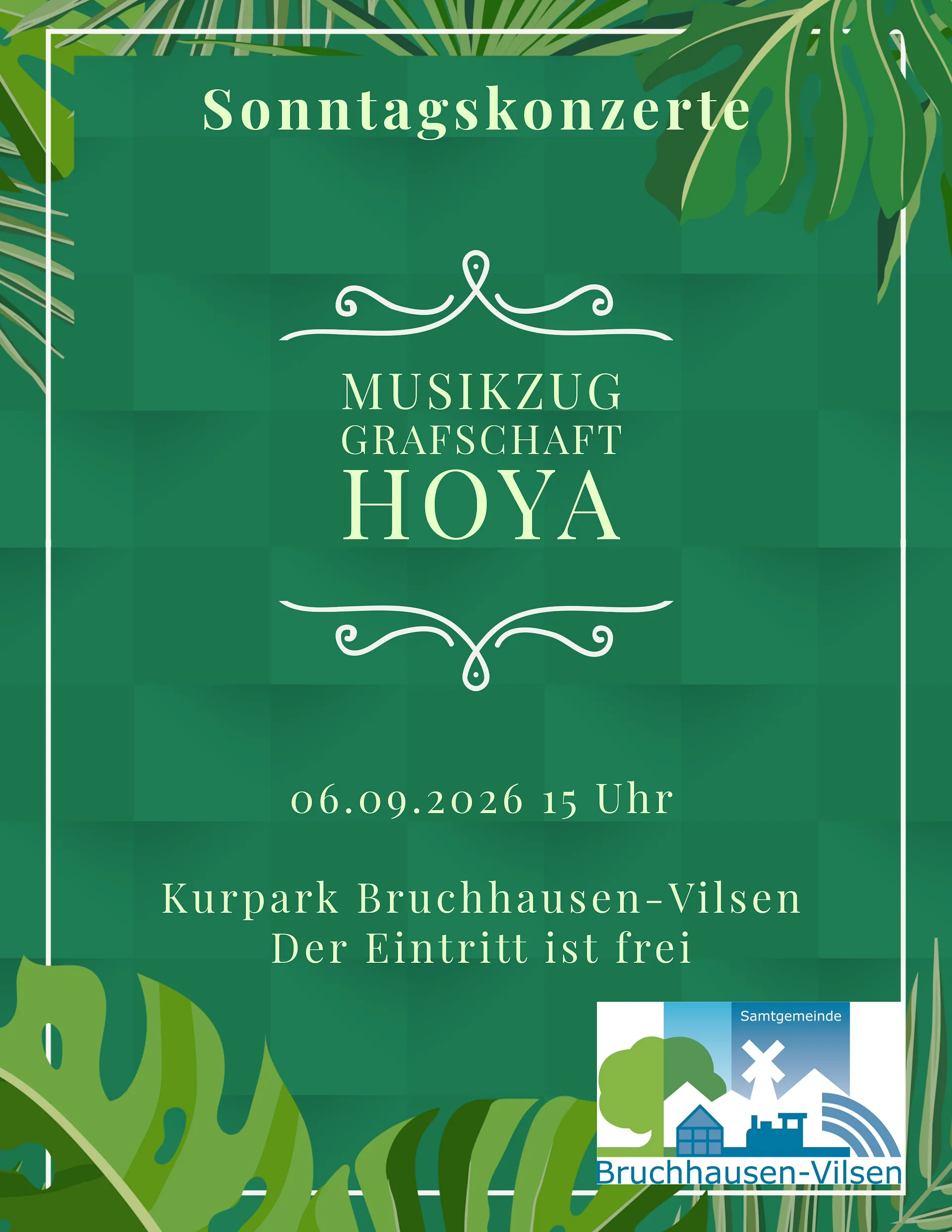 Sonntagskonzert mit dem Musikzug Hoya